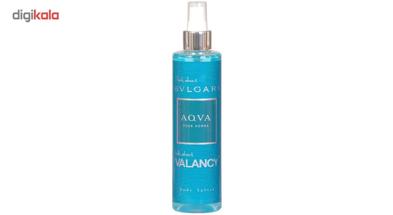 اسپری خوش بو کننده بدن و ضدتعریق مردانه والانسی مدل BVLGARI AQVA حجم 250 میلی لیتر - تصویر 2