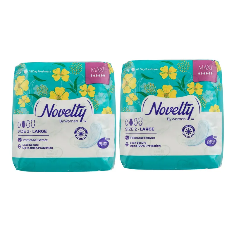 نوار بهداشتی ناولتی مدل Maxi Chamomile مجموعه 2 عددی