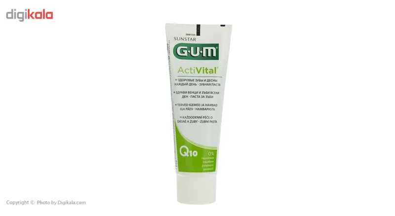 خمیر دندان جی یو ام مدل Activital حجم 75 میلی لیتر - تصویر 2