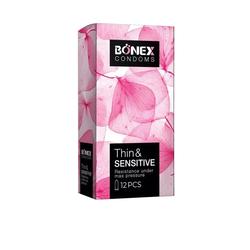 کاندوم بونکس مدل Thin & Sensitive بسته 12 عددی - تصویر 2