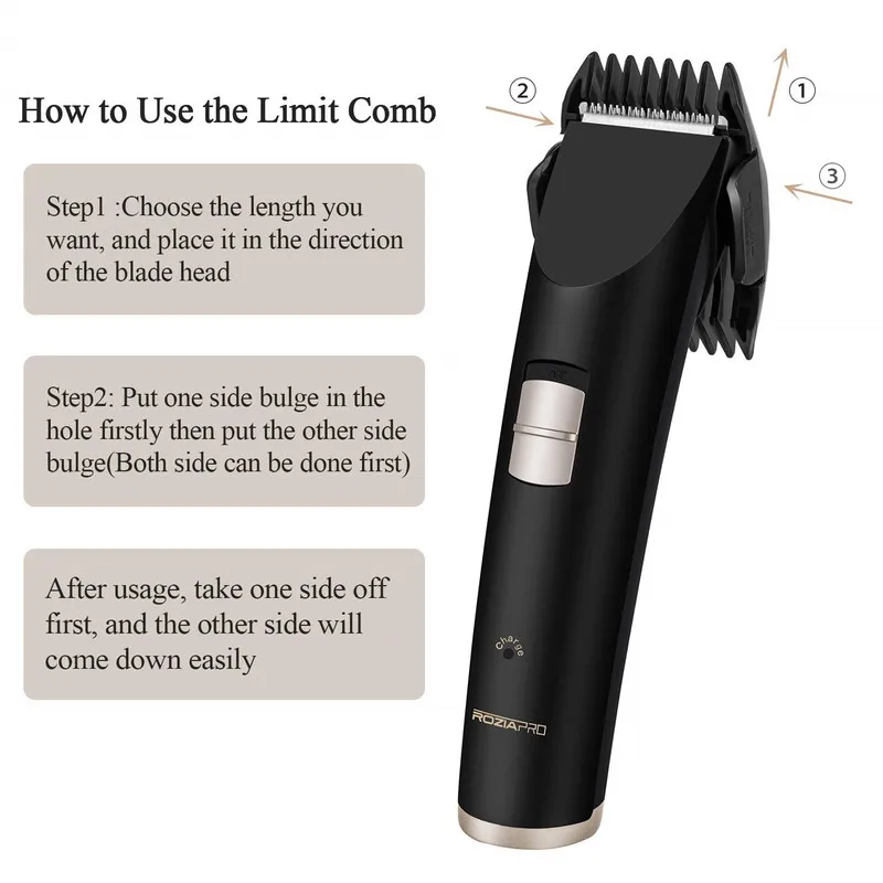 ماشین اصلاح موی سر و صورت روزیا پرو مدل HJ9220 - تصویر 4