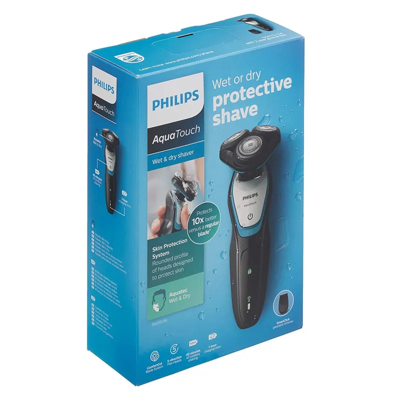 ماشین اصلاح موی صورت فیلیپس مدل AquaTouch 5070 - تصویر 6
