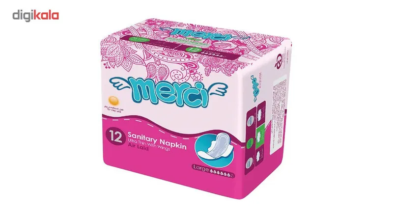 نوار بهداشتی روز مرسی مدل Air Laid Ultra Thin بسته 12 عددی - تصویر 3