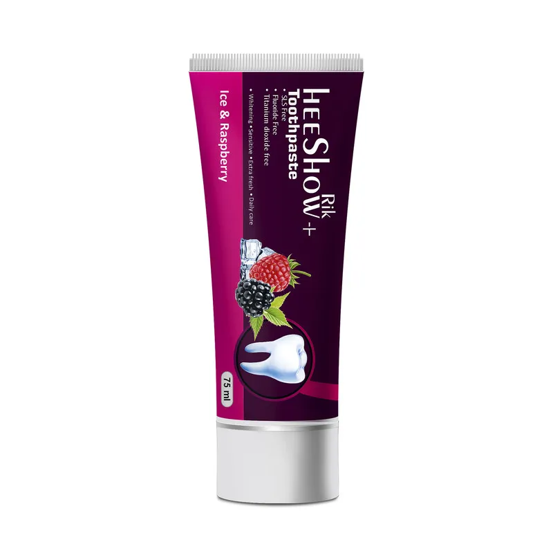 خمیر دندان هیشو ریک مدل Ice and Raspberry حجم 75 میلی لیتر