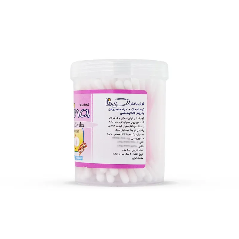 گوش پاک کن دینا مدل 3O-Rt بسته 100 عددی - تصویر 2