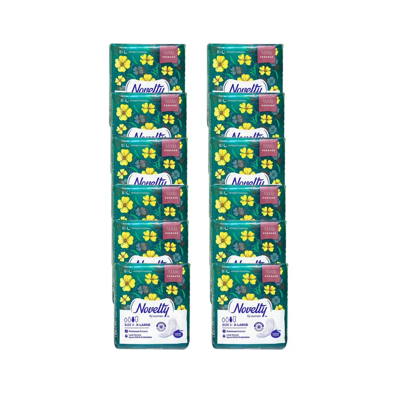 نوار بهداشتی ناولتی مدل MAXI مجموعه 12 عددی
