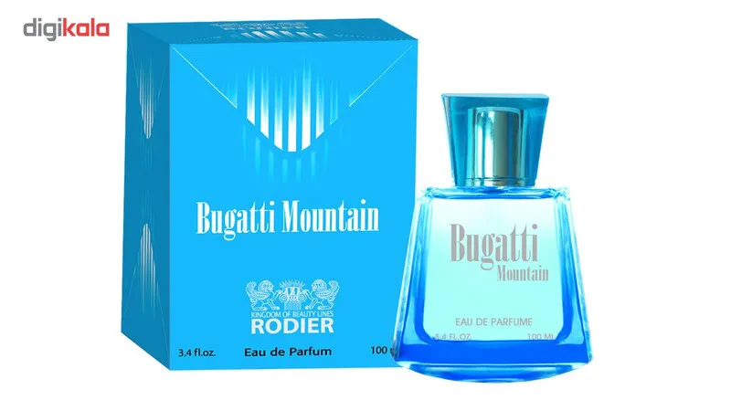 ادو پرفیوم مردانه رودیر مدل Bugatti Mountain حجم 100 میلی لیتر - تصویر 2