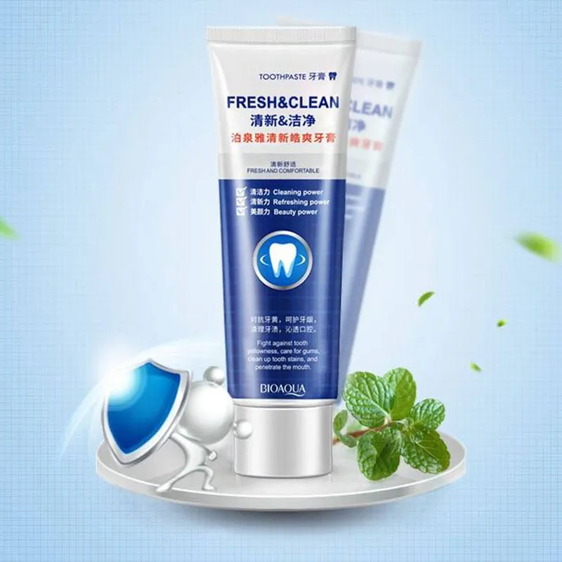 خمیردندان بایو آکوا مدل Fresh & Clean 2682 حجم 120 میلی لیتر - تصویر 4