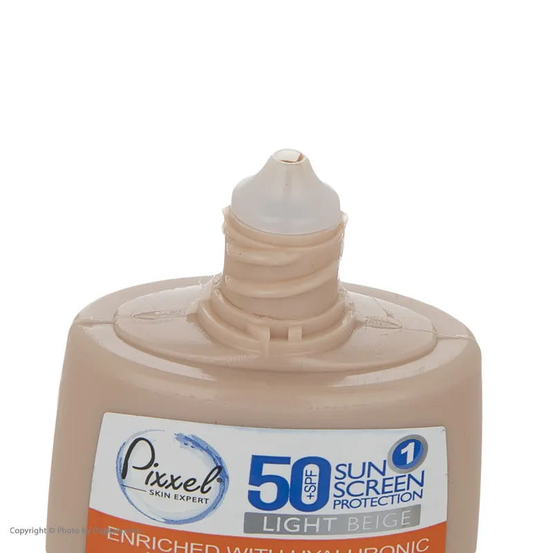 کرم ضدآفتاب رنگی پیکسل +SPF50 مدل LIGHT BEIGE، مناسب پوستهای حساس و خشک، حجم 50 میلیلیتر - تصویر 5