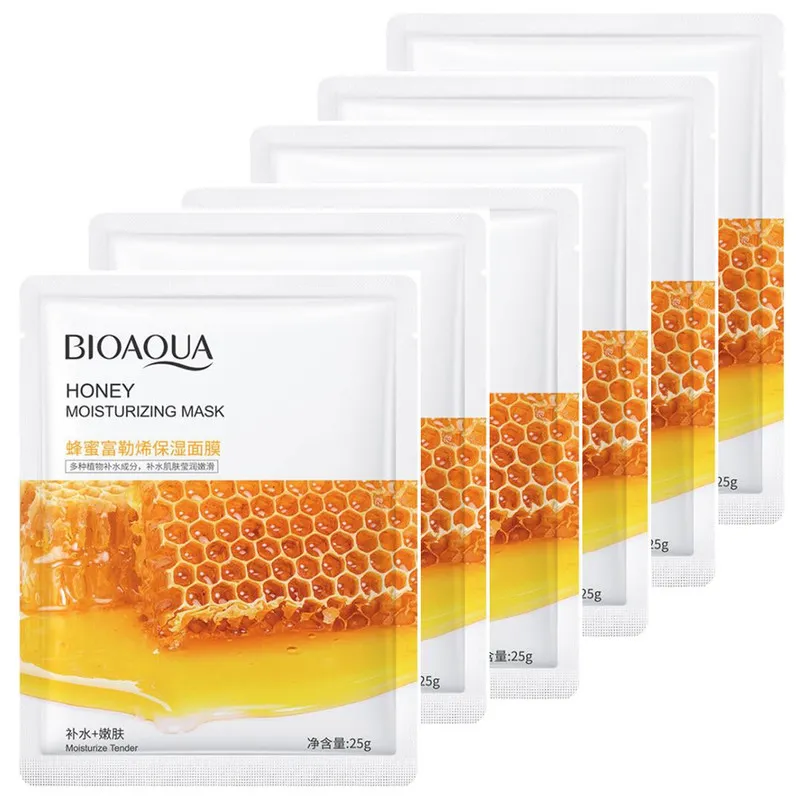 ماسک صورت بایو آکوا مدل HONEY MOISTURIZING وزن 25 گرم - تصویر 2