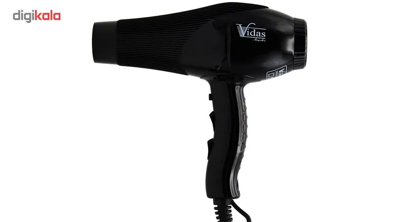 سشوار خانگی 2400 وات ویداس مدل VIR-6365، وزن 700 گرم - تصویر 4