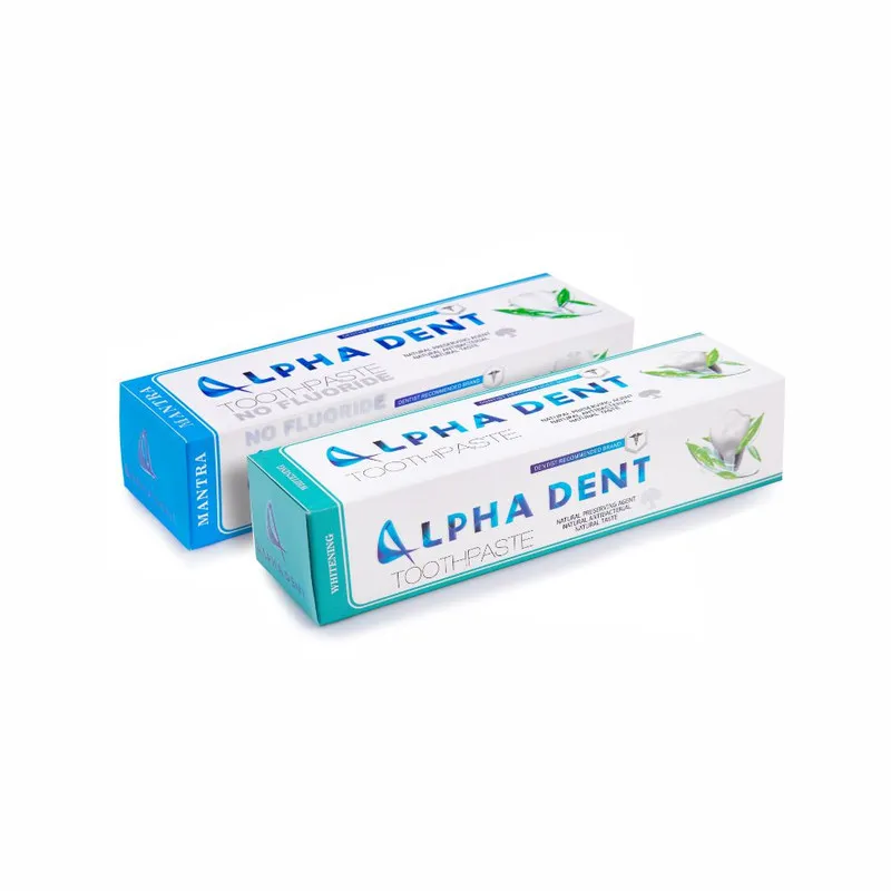 خمیر دندان آلفادنت مدل Mantra and whitening حجم 75 میلی لیتر بسته 2 عددی - تصویر 2