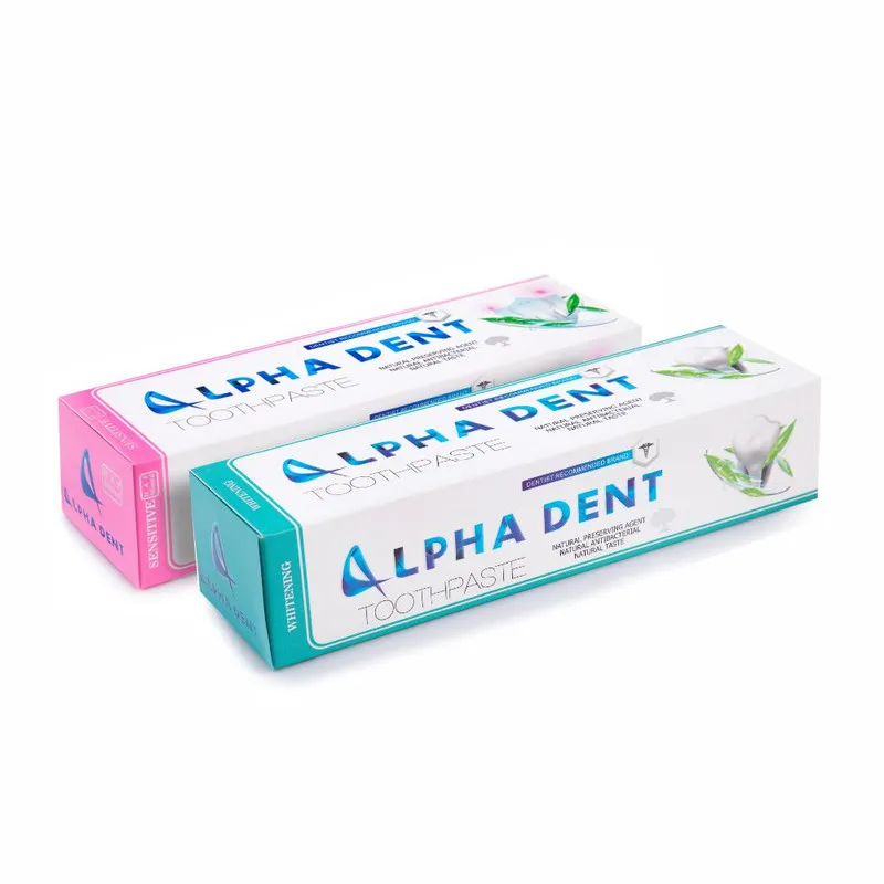 خمیر دندان آلفادنت مدل Sensitive and whitening حجم 75 میلی لیتر بسته 2 عددی - تصویر 4