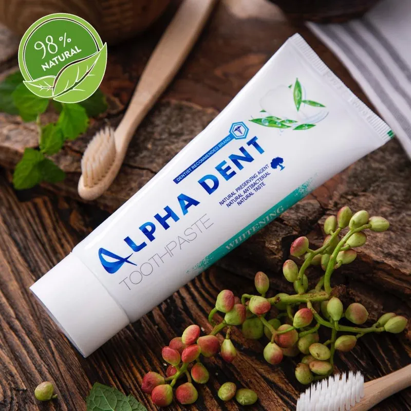 خمیر دندان آلفادنت مدل multi action and whitening حجم 75 میلی لیتر بسته 2 عددی - تصویر 2