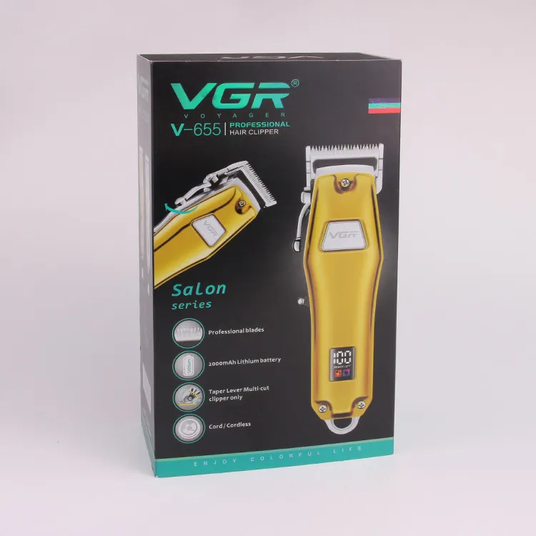 ماشین اصلاح موی سر و صورت وی جی آر مدل V-655 - تصویر 4