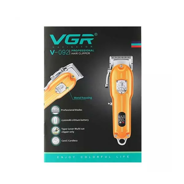 ماشین اصلاح موی سر و صورت وی جی ار مدل V092 - تصویر 6