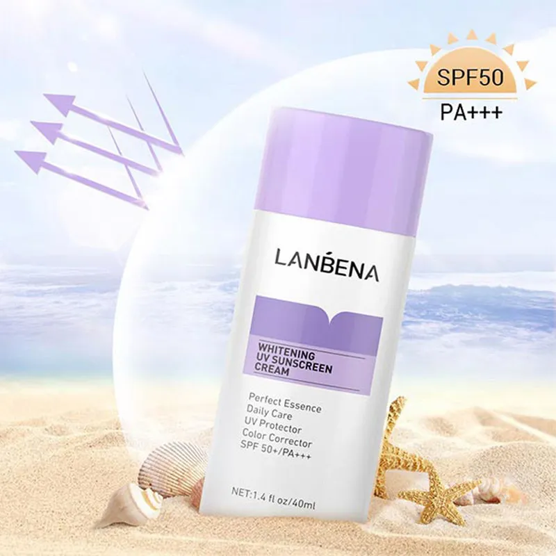 کرم ضد آفتاب لنبنا مدل WHITENING UV SUNSCREEN حجم 40 میلی لیتر - تصویر 3