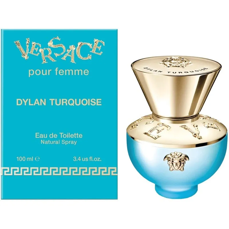 ادو تویلت زنانه ورساچه مدل Pour Femme Dylan Turquoise حجم 100 میلی لیتر