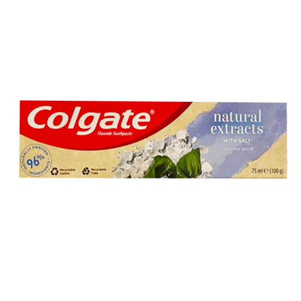 خمیر دندان سفید کننده کلگیت مدل Poct natural حجم 75 میلی لیتر - تصویر 2