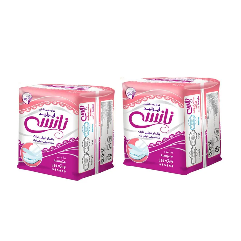 نوار بهداشتی نانسی مدل Air laid مجموعه 2 عددی - تصویر 2