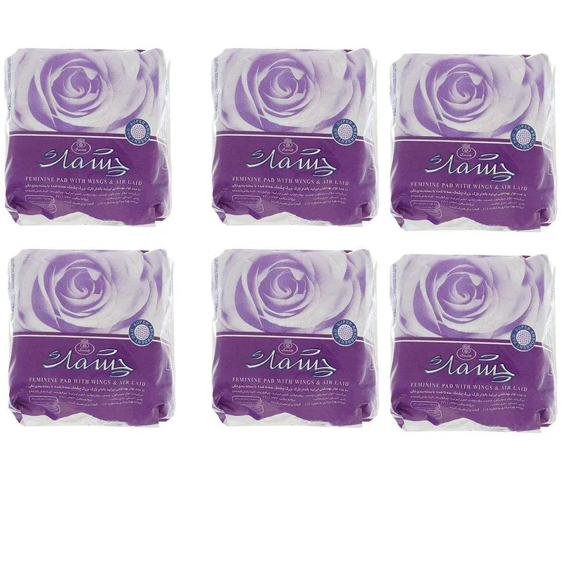 نوار بهداشتی چشمک مدل VIOLET6 مجموعه 6 عددی - تصویر 2