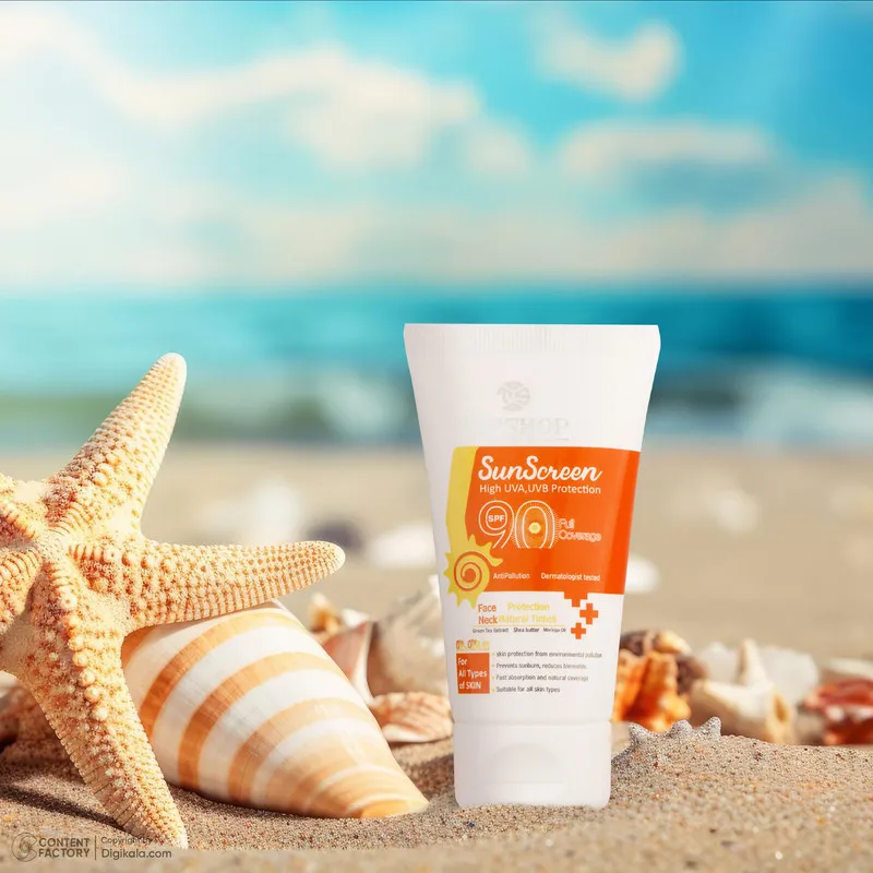 کرم ضدآفتاب بی‌رنگ تاپ شاپ مدل SPF90 مناسب انواع پوست، حجم 50 میلی‌لیتر - تصویر 3