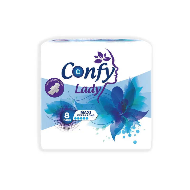 نوار بهداشتی کانفی لیدی مدل Maxi Extra Long بسته 8 عددی - تصویر 2