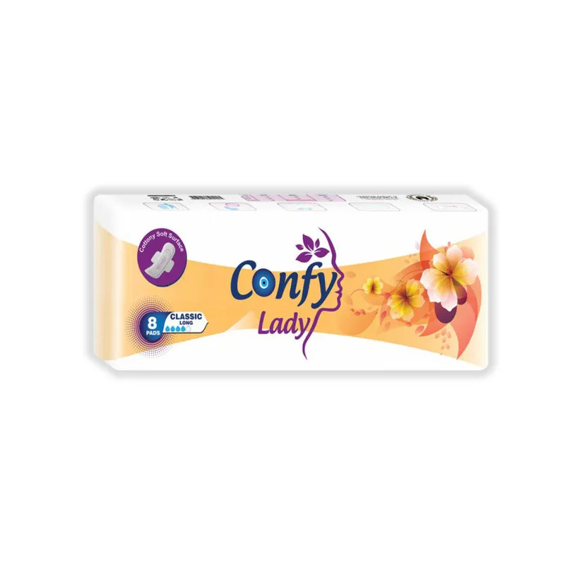 نوار بهداشتی کانفی لیدی مدل Classic Long بسته 8 عددی - تصویر 2