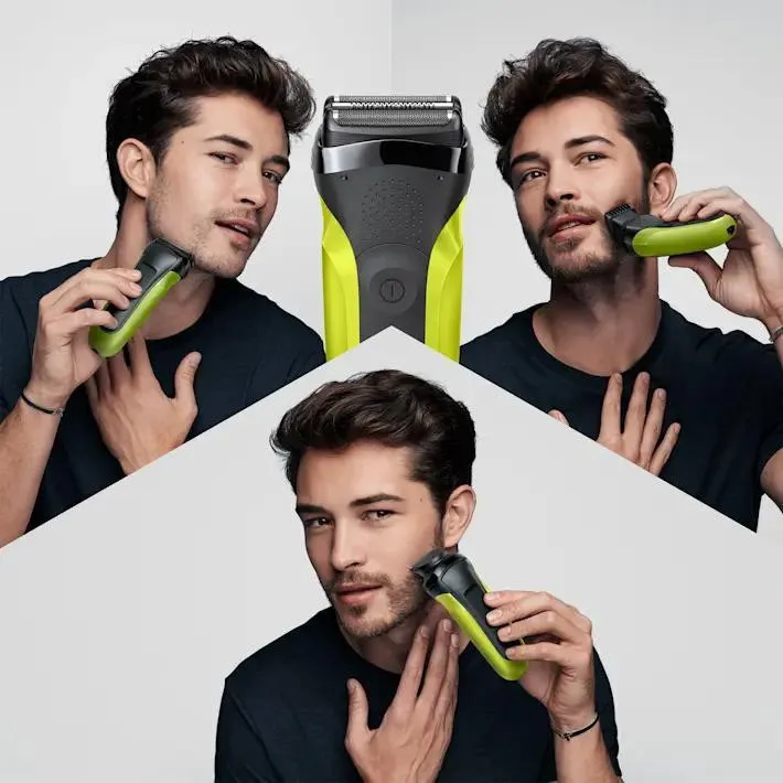 ماشین اصلاح موی صورت براون شارژی مدل S3 300BT - تصویر 4