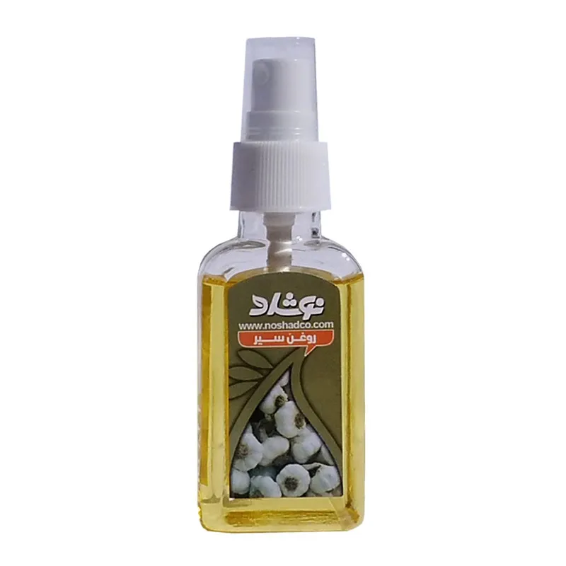 روغن مو نوشاد مدل عصاره سیر حجم 37 میلی لیتر