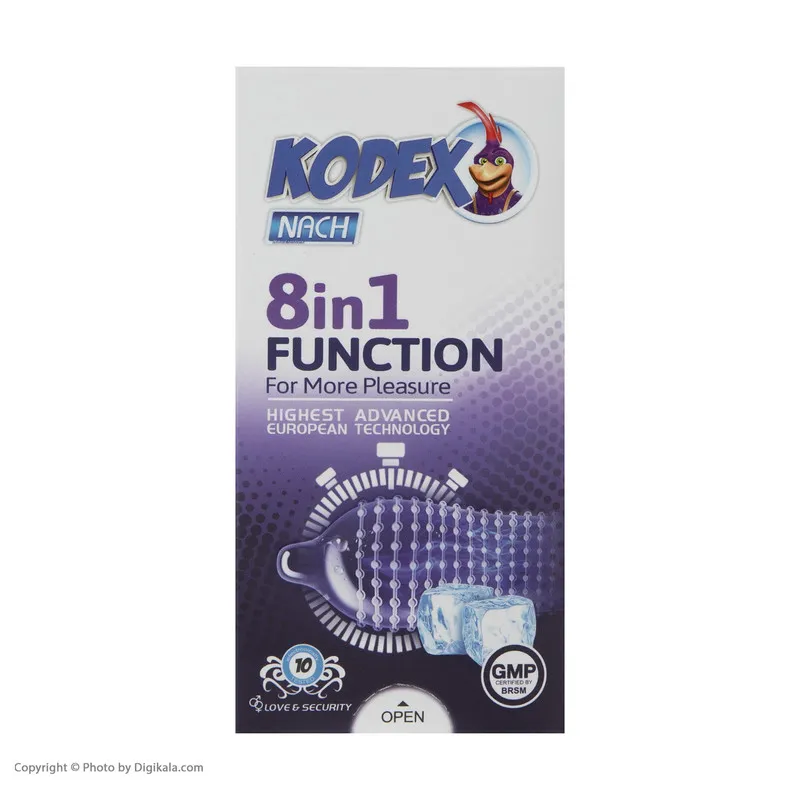 کاندوم ناچ کدکس مدل Function بسته 10 عددی - تصویر 2