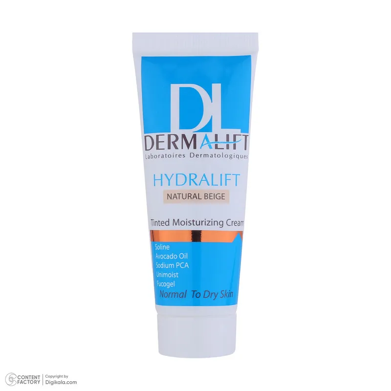 کرم مرطوب کننده رنگی صورت درمالیفت مدل HYDRALIFT مناسب پوستهای معمولی و خشک حجم 40 میلی لیتر - تصویر 3