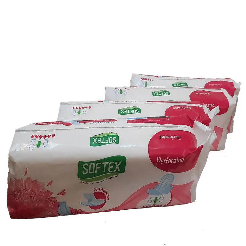 نوار بهداشتی سافتکس مدل Perfarated مجموعه 4 عددی - تصویر 2