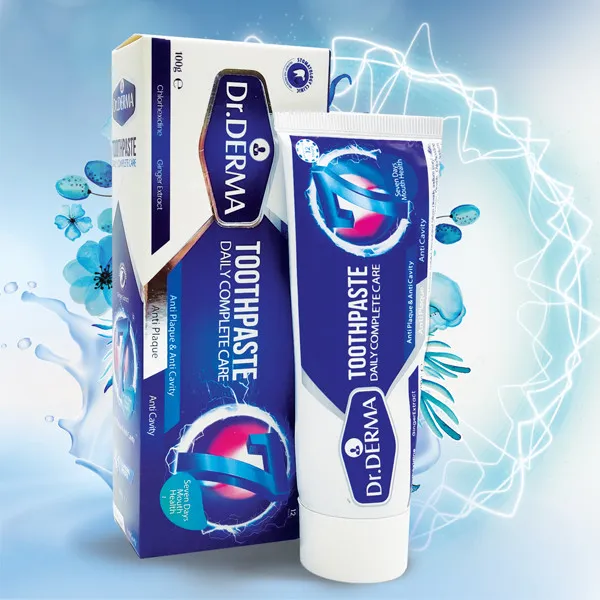 خمیردندان دکتر درما مدل Daily Complete care کد 5000 حجم 100 میلی لیتر - تصویر 2
