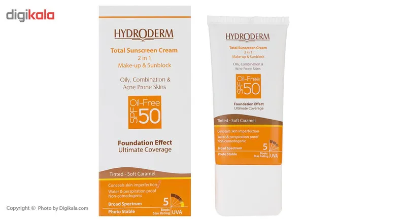 کرم ضد آفتاب هیدرودرم مدل Soft Caramel حجم 40 میلی لیتر - تصویر 3
