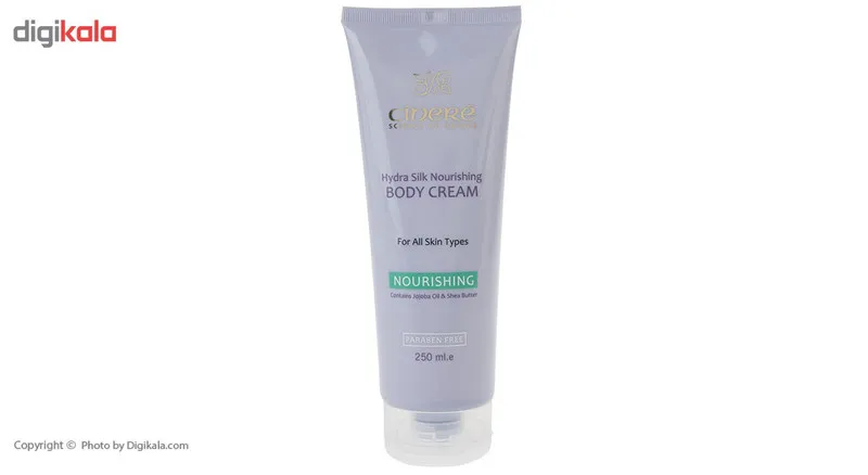کرم مغذی بدن سینره Hydra Silk حجم 250 میلیلیتر با عصاره آووکادو، شیباتر، عسل گیاهی و روغن جوجوبا، مرطوبکننده، ضد حساسیت و کمک به نرمی و بازسازی پوست - تصویر 2
