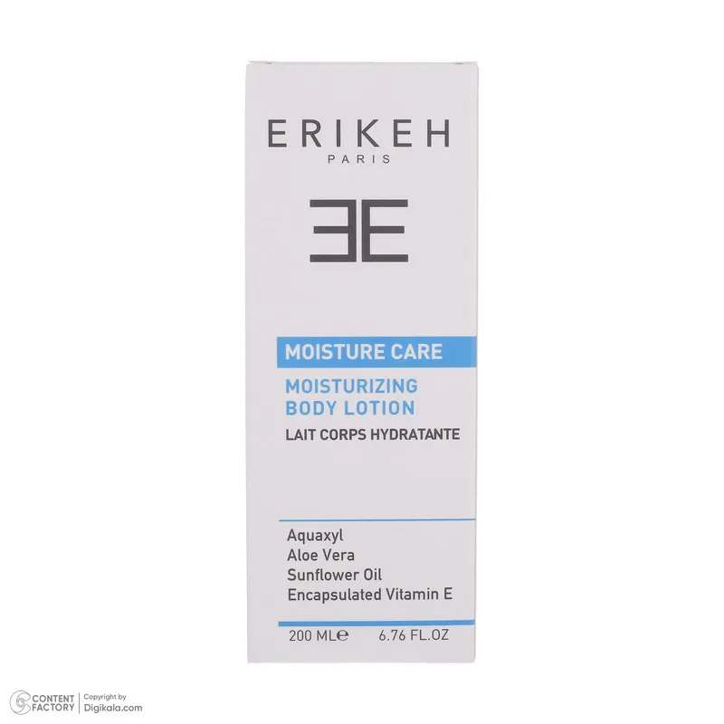 لوسیون بدن اریکه مدل Moisturizing Care حجم 200 میلی لیتر - تصویر 5
