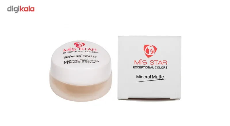 کرم پودر فشرده گریم میستار مدل MM 04 شماره 4 - تصویر 2