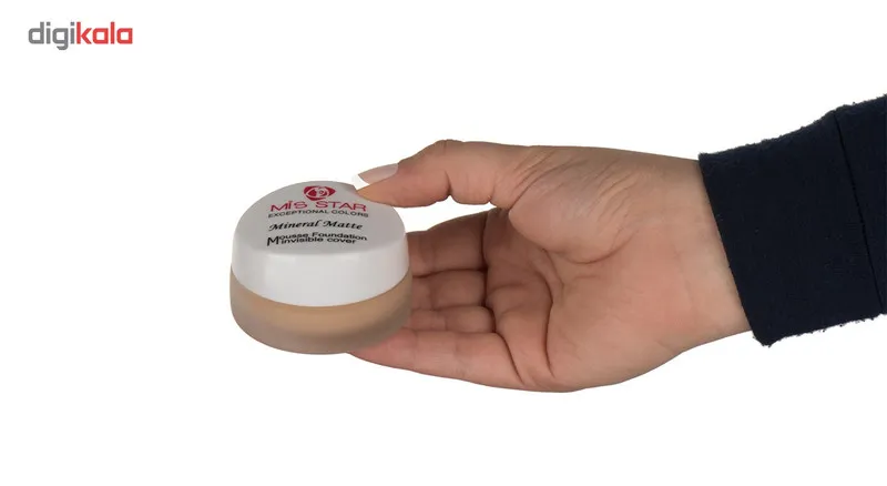 کرم پودر فشرده گریم میستار مدل MM 04 شماره 4 - تصویر 3