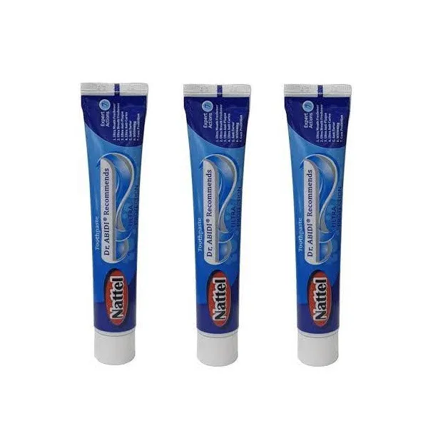 خمیر دندان ناتل مدل Ultra Protection وزن 65 گرم مجموعه 3 عددی - تصویر 2