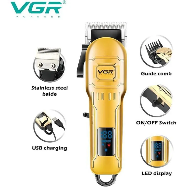 ماشین اصلاح موی سر و صورت وی جی ار مدل v_268 - تصویر 6