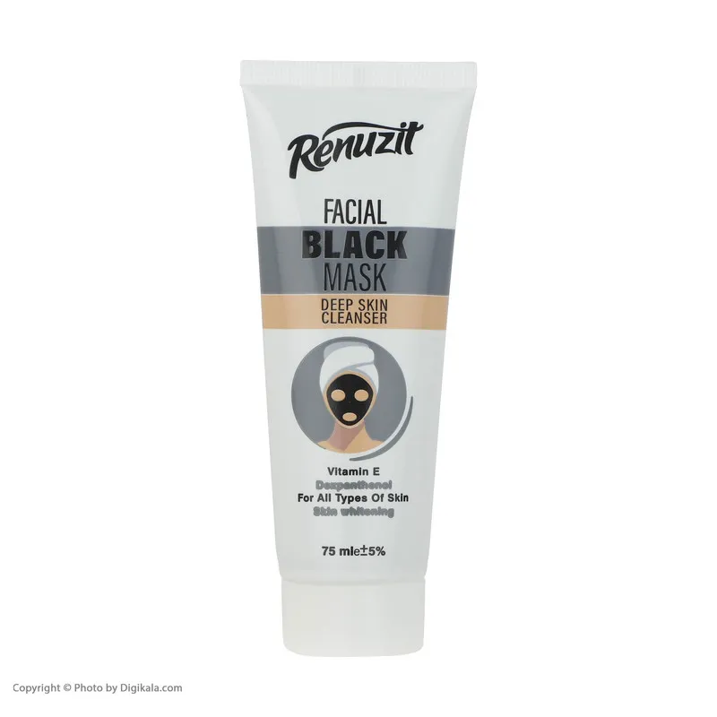 ماسک کرمی صورت و بدن رینوزیت مدل Black Deep حجم 75 میلیلیتر کوچککننده منافذ، روشنکننده، لایهبردار، تسکیندهنده و جوانکننده با ویتامین E، مناسب انواع پوست و استفاده روز و شب - تصویر 4