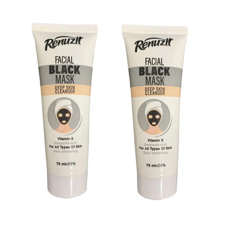ماسک صورت رینو زیت مدل Black mask Deep Skin Cleanser حجم 75 میلی لیتر مجموعه 2 عددی - تصویر 2