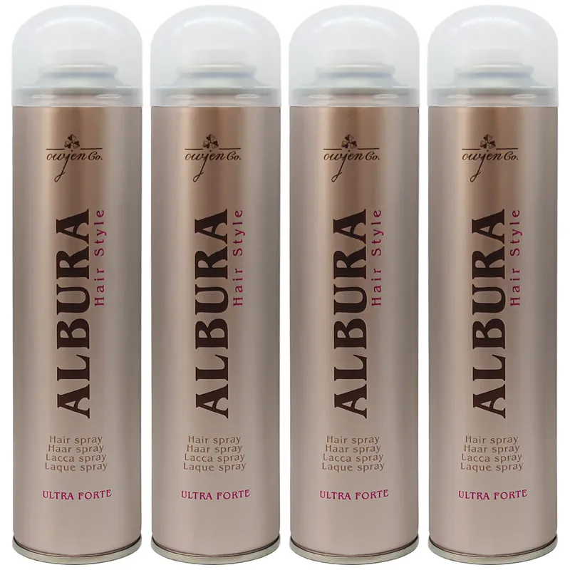 اسپری چسب مو آلبورا مدل Ultra Forte حجم 250 میلی لیتر مجموعه 4 عددی