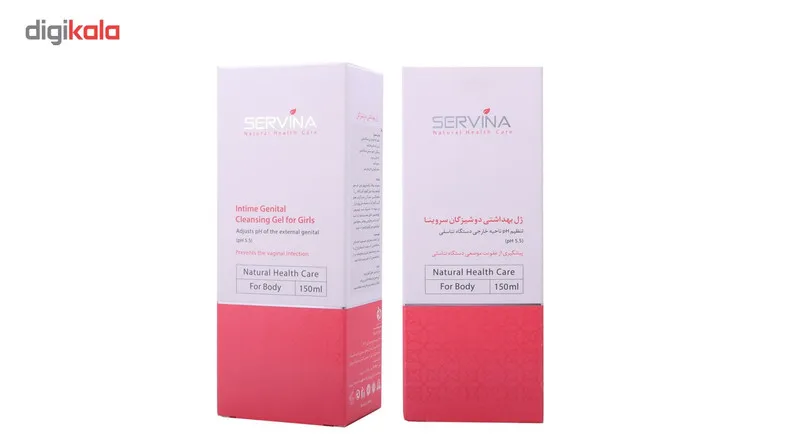 ژل بهداشتی دوشیزگان سروینا مدل Genital حجم 150میلی لیتر - تصویر 3