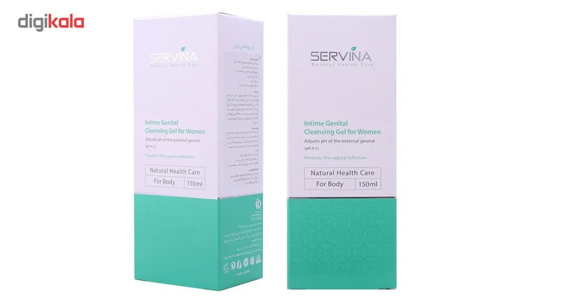 ژل بهداشتی بانوان سروینا مدل Genital حجم 150 میلی لیتر - تصویر 4