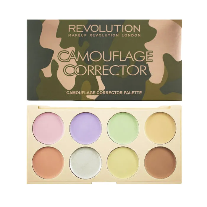 پالت کانسیلر رولوشن مدل CAMOUFLAGE CORRECTOR - تصویر 2