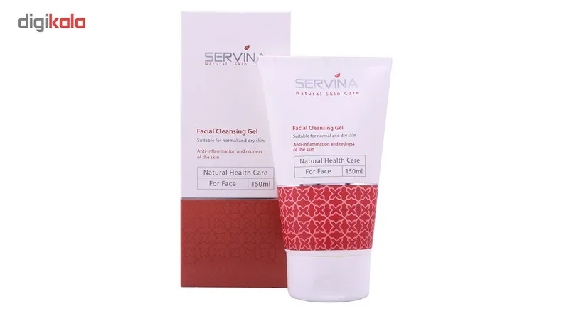 ژل شست‌وشوی صورت سروینا مخصوص پوست‌های خشک و معمولی مدل Normal and Dry skin حجم 150میلی‌لیتر - تصویر 4
