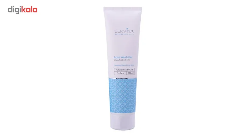 ژل شستشوی صورت سروینا مخصوص پوست دارای آکنه مدل Acne Skin حجم 100میلی لیتر - تصویر 2