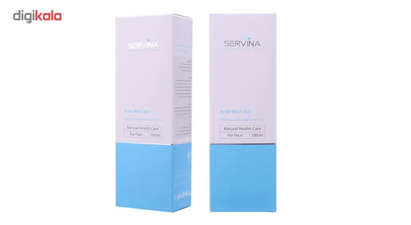 ژل شستشوی صورت سروینا مخصوص پوست دارای آکنه مدل Acne Skin حجم 100میلی لیتر - تصویر 3